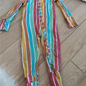 Colorful Striped Kids One Piece